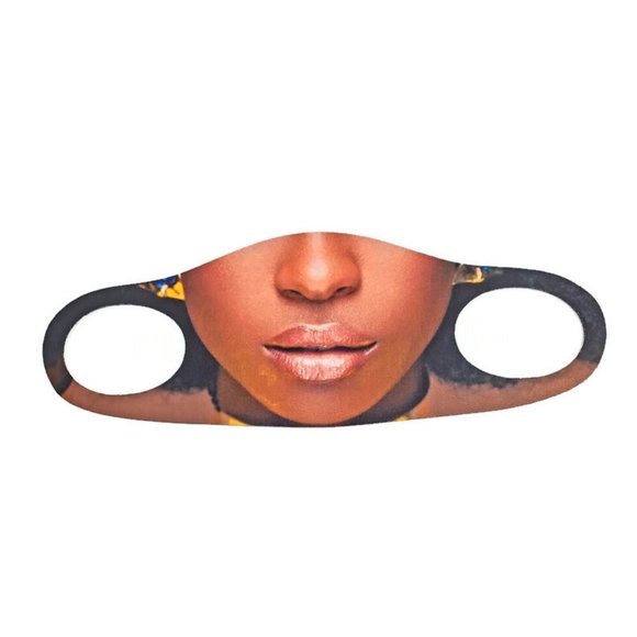 Fashion reusable, breathable soft cloth face mask. The printed face! - Picture 2 of 3